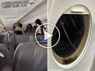 Video:​उडत्या विमानात महिलांचं भांडण, फोडली विमानाची खिडकी, अन् मग...