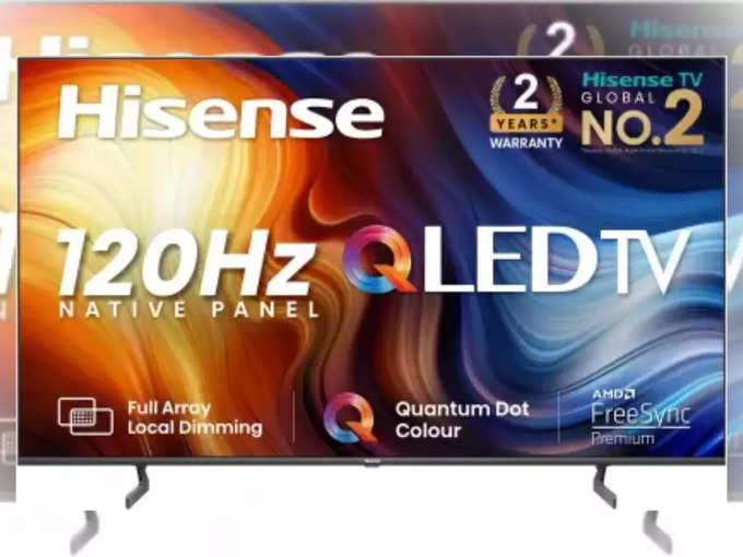 ​Hisense 139 cm (55 inch) QLED Ultra HD (4K) Smart VIDAA TV
