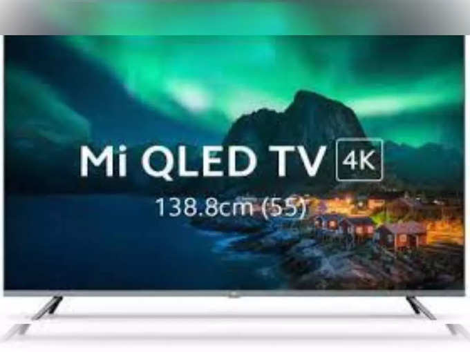 ​Mi Q1 138.8 Cm (55 inch) QLED Ultra HD (4K) Smart Android TV