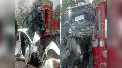 VIDEO | मुंबई पुणे एक्सप्रेस वेवर भीषण अपघात, खोपोली एक्झिटजवळ १२ गाड्या एकमेकांवर धडकल्या
