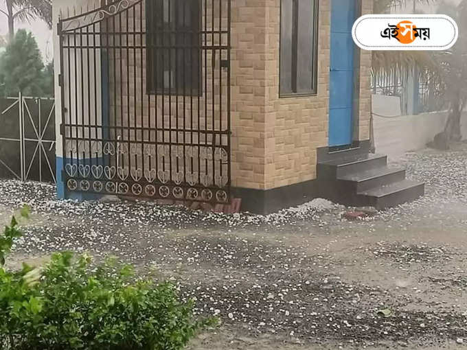 hail storm bolpur