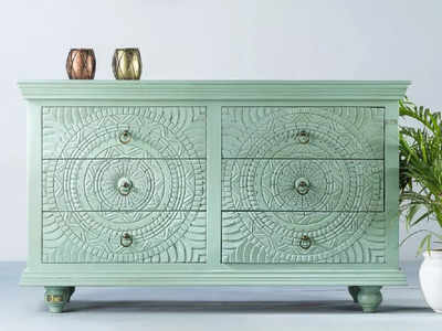 Cabinets For Storage: सामान रखने के साथ घर की खूबसूरती बढ़ा देंगे ये डिजाइनर कैबिनेट, मजबूत लकड़ी से हैं बने
