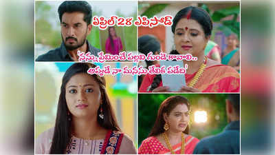 Radhaku neevera pranam April 28 Episode: ధర్మావతి చేతిలో రాధిక ఫొటో.. కార్తిక్ గుండెల్లో పల్లవికే చోటు.. మరి పెళ్లి జరిగేది ఎలా? 