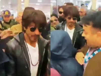 Shah Rukh Khan Video: डंकी की शूटिंग से लौट रहे शाहरुख खान को श्रीनगर एयरपोर्ट पर फैन्स ने घेरा, वीडियो वायरल