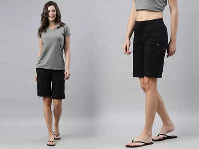 Ladies Knee Length Shorts: रिलैक्स और कंफर्ट फील देंगे ये शॉर्ट्स, घर में पहनने के लिए हैं पर्फेक्ट