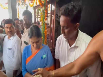Ys Sharmila: ఖమ్మంలో వైఎస్ షర్మిల టూర్.. వీరన్న స్వామి ఉత్సవాల్లో సందడి