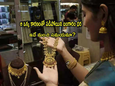 Gold Prices: ఆ కారణంతో పడిపోయిన బంగారం ధర.. ఇప్పుడు కొనొచ్చా? నిపుణులు ఏమంటున్నారు?