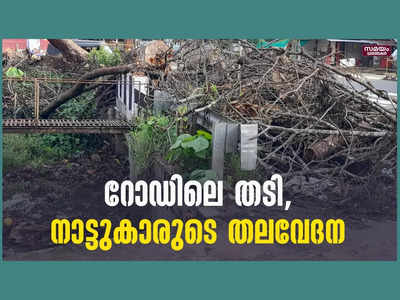 നാട്ടുകാർക്ക് തലവേദനയായി റോഡിലെ തടി, ഒടുവിൽ ജനകീയ കൂട്ടായ്മ രൂപംകൊണ്ടു