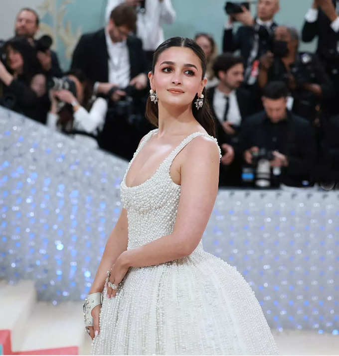 Alia Bhatt Met Gala 2023 red carpet debut