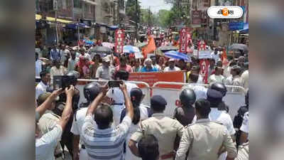 Hooghly News : অভাব-অনটনে মরছে শ্রমিকরা, অবিলম্বে গোন্দলপাড়া জুট মিল খোলার দাবিতে মিছিল চন্দননগরে