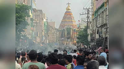 திருச்சியை திணறவைத்த மலைக்கோட்டை சித்திரை தேர் திருவிழா - பல்லாயிரக்கணக்கான பக்தர்கள் வழிபாடு!