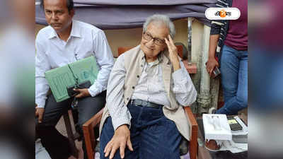 Amartya Sen Land Grab Issue : ‘জবরদখল’ আটকাতে প্রতীচির সামনে অবস্থান বিক্ষোভ বুদ্ধিজীবীদের, শোরগোল বিশ্বভারতী চত্বরে