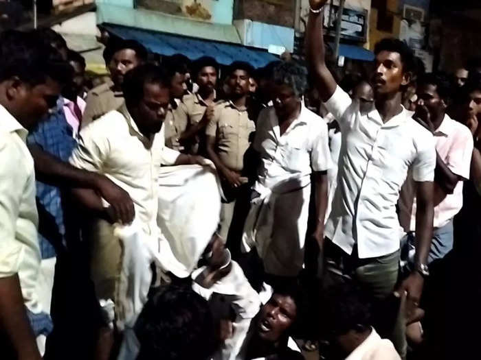 Srimushnam chariot festival drunken youth atrocity