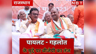 सचिन पायलट के कहने पर राजस्थान में वोट दिए, उन्हें गहलोत गद्दार बता रहे, सवाई माधोपुर में ऐसे कसा BJP नेता ने तंज