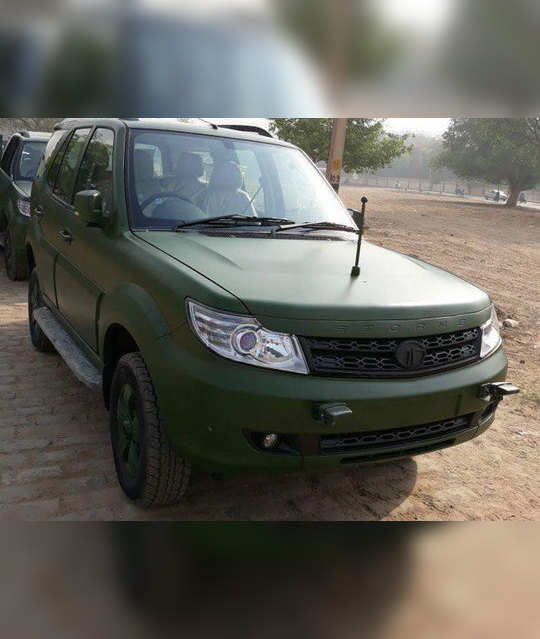 Tata Safari Storme Tata Safari Storme For Indian Army In Matte Green Color Is New Vehicle Navbharat Times Photogallery