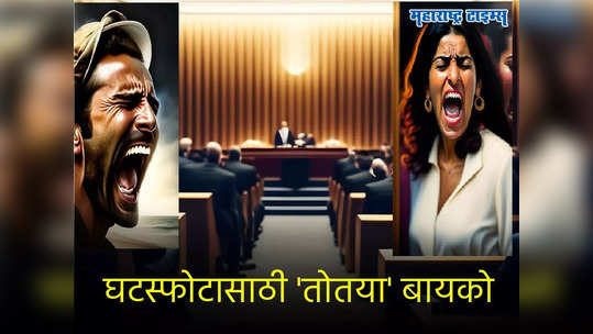 Nashik Divorce Case : पत्नी घटस्फोटासाठी कोर्टात, नवऱ्याने 'तोतया बायको' उभी केली अन्...