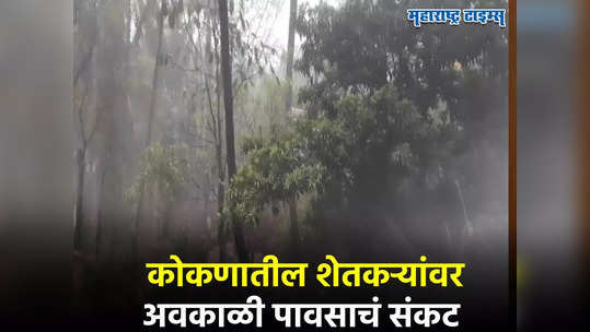 Unseasonal Rain : अवकाळीनं वेळ साधली, शेतकऱ्यांच्या अपेक्षांवर पाणी, कोकणातील आंबा, काजू उत्पादक संकटात