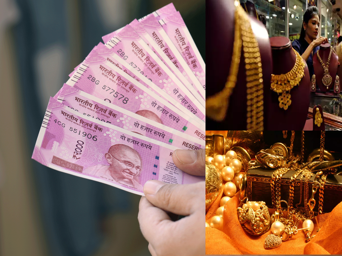 Rs 2000 notes and gold