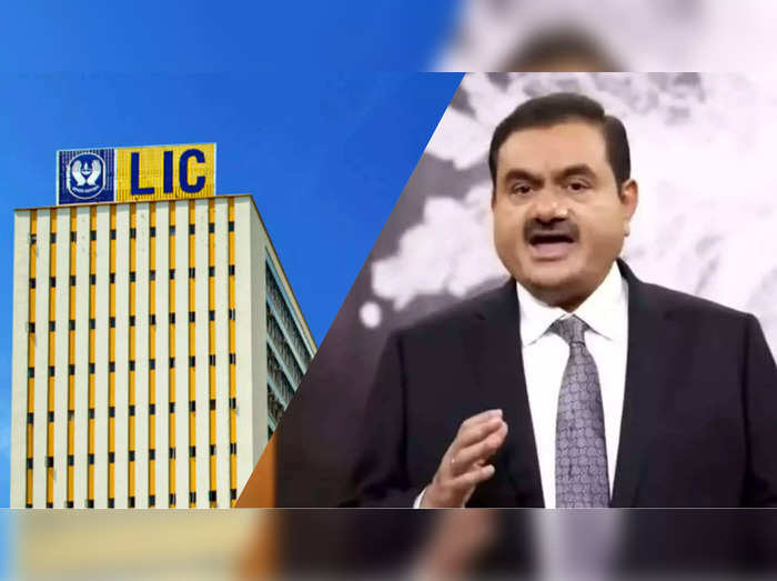 LIC profit on investment in Adani group shares.