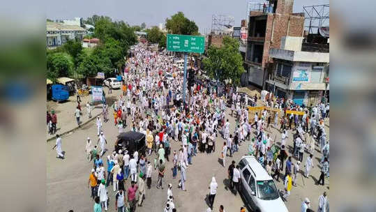 Farmers Protest : शेतकऱ्यांचा MSP साठी संघर्ष सुरुच, दिल्ली चंदीगड महामार्ग रोखला, पोलिसांचा लाठीमार