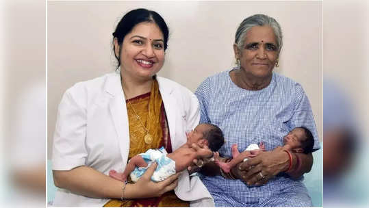 वयाच्या ५८ वर्षी महिलेचं आई होण्याचं स्वप्न पूर्ण, जुळ्या मुलांना दिला जन्म