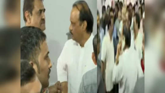 Ajit Pawar Meeting: अजितदादांच्या बैठकीत खुर्च्यांची संख्या घटली? चर्चांना उधाण, एमईटीमध्ये राष्ट्रवादीचे किती आमदार येणार?