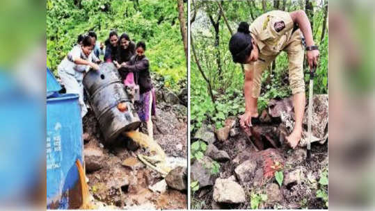 नाशिकच्या लेडी सिंघमची कौतुकास्पद कामगिरी; डोंगरदऱ्यांत शिरुन हातभट्ट्या केल्या उद्ध्वस्त