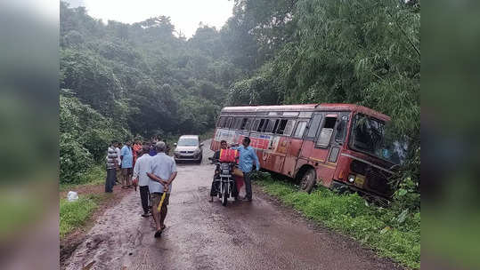 अनर्थ टळला! समोरील वाहनाने दिली हूल; बसचालकाने राखले प्रसंगावधान, अन् वाचले प्रवाशांचे प्राण