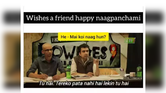 Nag Panchami 2024 Memes: खोट्या मित्रांना का दिल्या जातायेत नागपंचमीच्या शुभेच्छा?