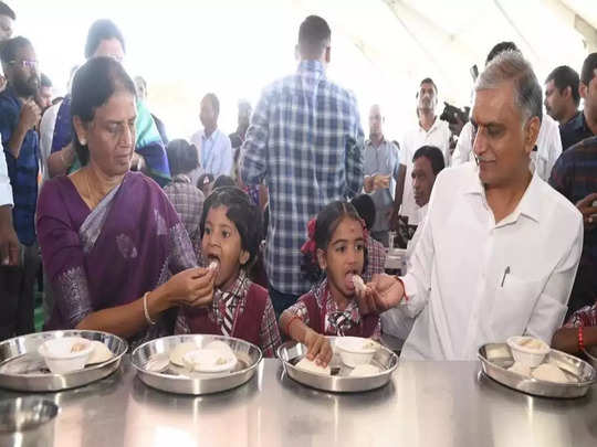 Telangana CM KCR launches Breakfast Scheme in schools