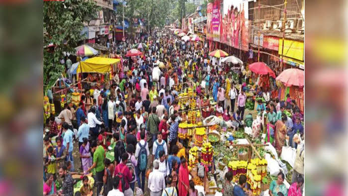 दसऱ्याचा उदंड उत्साह...; खरेदीसाठी मुंबई गजबजली, बाजारपेठा खुलल्या, अलोट गर्दी