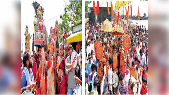 Kojagiri Purnima 2023: वाजतगाजत निघाला छबिना; तृतीयपंथींकडून गडावर रात्रभर सप्तश्रृंगी देवीचा जागर