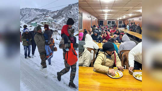 बर्फवृष्टीमुळे अडकलेल्या १,२०० पर्यटकांची सुटका; पूर्व सिक्कीममध्ये लष्कराची मोहीम