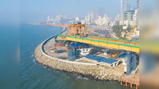 Mumbai Sea Link: मुंबईतल्या किनारा मार्गाला वेग, पाऊण तासांचा प्रवास दहा मिनिटांवर येणार; कधी खुला होणार?