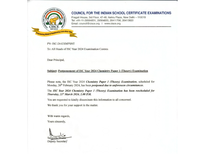 Postponement-of-ISC-Year-2024-Chemistry-Paper-1-Theory-Examination