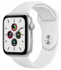 apple watch se mydq2hna gps 44mm aluminium dial smart watch silver