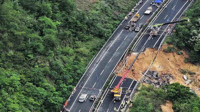 China Highway Collapse