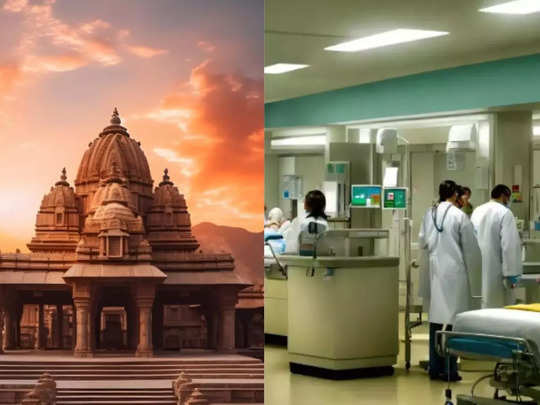मंदिर या अस्पताल: देश को दोनों में से एक की ही आवश्यकता है? या दोनों के महत्व की सराहना कर सकते हैं?