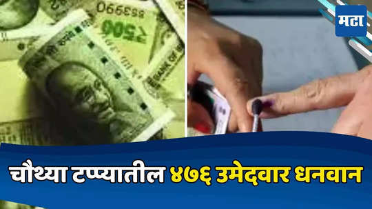 Lok Sabha: कोणी ५७०५ कोटींचं मालक, तर कोणाची ४५६८ कोटींची संपत्ती; चौथ्या टप्प्यात ४७६ उमेदवार कोट्यधीश