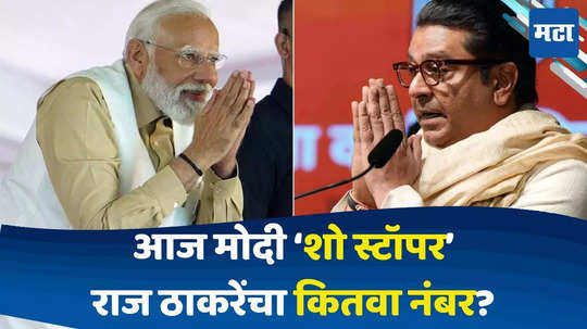 Raj Thackeray: मनसे प्रमुखांसोबत 'असा' योग पहिल्यांदाच; पार्कात आज मोदींचा जलवा, राज ठाकरेंचा नंबर कितवा?