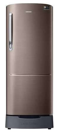 samsung single door 223 litres 3 star refrigerator rr24c2823dxnl