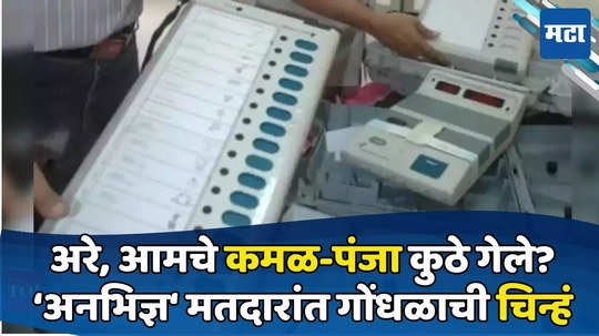 Lok Sabha Voting : आमचे कमळ-पंजा कुठेत? 'एकनिष्ठ' मतदार बुचकळ्यात, समजावूनही नाशिककर आजोबांना पटेना