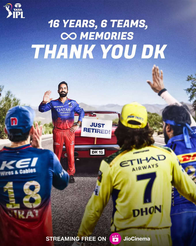 Dinesh Karthik Retires From IPL