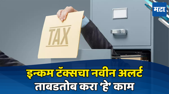 करदात्यांना Income Tax विभागाचा अलर्ट! उरलेत फक्त दोनच दिवस, भरावा लागू शकतो दुप्पट TDS, वाचा नेमकं प्रकरण