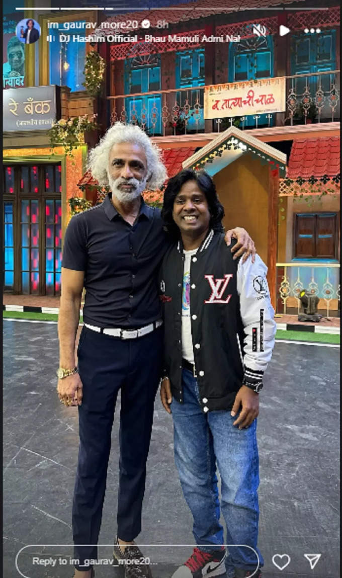 Gaurav More With Makarand Deshpande