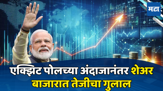 Share Market Today: एक्झिट पोलचा धमाका, तेजीचा धडाका; निकालापूर्वी बाजारात उत्साह, सेन्सेक्स-निफ्टीची रॉकेट भरारी