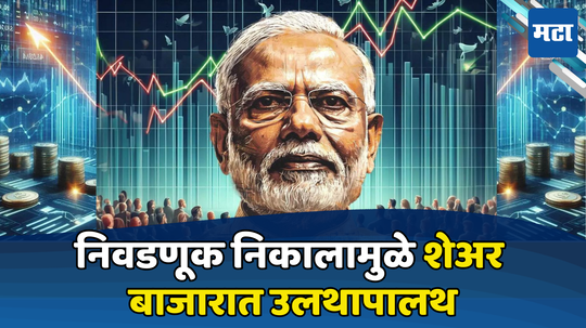 Lok Sabha Results Share Market: सुरुवातीच्या कलानंतर मार्केटचा रंगच बदलला; ट्रेलरनंतर खळबळ, उघडताच बाजार पडला