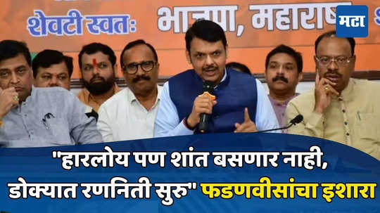 Devendra Fadnavis : "ठाकरेंना सहानुभूती नाही, मुस्लिम मतांमुळे ठाकरे जिंकले" फडणवीसांचा दावा