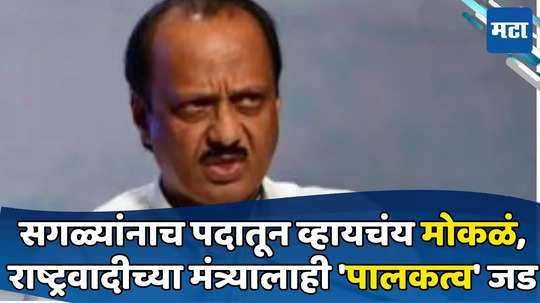 Maharashtra Politics : पालकमंत्रिपदातून मोकळं करा, राष्ट्रवादीच्या मंत्र्याची मागणी, प्रकृतीचं कारण, दडलंय राजकारण?