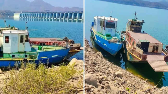 नर्मदा काठावरील गावातील नागरिक आरोग्य सुविधांपासून वंचित, दोन तरंगते दवाखाने अडगळीत<span class="redactor-invisible-space"></span>